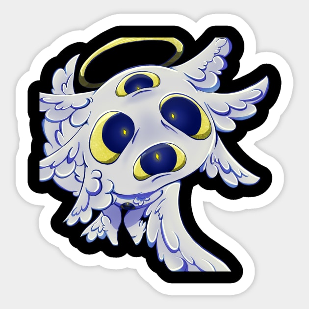 Blue Angel Sticker by ToothFlavored